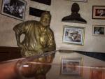 The old man and the bar - statue of Hemingway, Bar El Floridita, Old Havana, Cuba