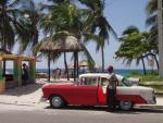 red cap car driver - Varadero, Matanzas Province, Cuba