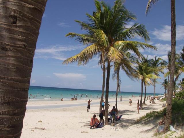 beach scene - Playas del Este, Havana, Cuba