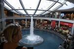 Water bowl inside the mall - Shopping Center Marina Bay Sands, Singapore