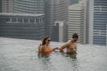 Pool walking - Marina Bay Sands Hotel, Singapore