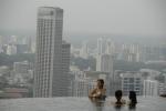 Pool Talk - Swimming Pool at Bay Sands Hotel, Singapore