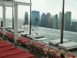 Pool picture with kids - Marina Bay Sands Hotel, Singapore