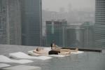 Pool picture relax motiv - Marina Bay Sands Hotel, Singapore