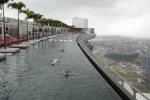 200 m obove the ground - Swimming Pool at Marina Bay Sands Hotel, Singapore