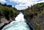 Chasm of Huka Falls -  Waikato River, Lake Taupo, Central Northland, NZ