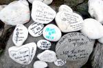 Souvenirs on stones - Bruce Bay, Westcoast, South NZ