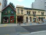 Supporters after earthquake - Hereford Street, Christchurch, NZ