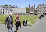 Stefanie and John at Christ's College - Christchurch, NZ