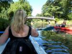 Kayaking on Avon River - Christchurch, NZ