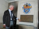 John explains the symbols - Christ's College, Christchurch, NZ