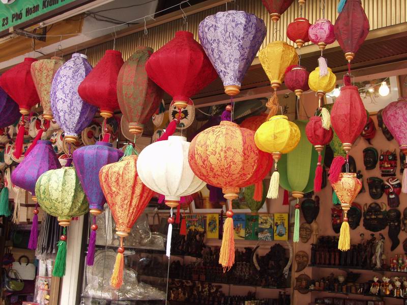 Colourful Lampions - Old Quarter, Hanoi, Vietnam