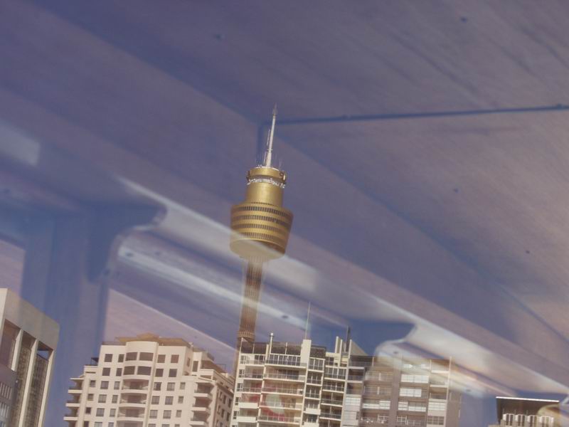 Sky Tower in the mirror - Sydney, OZ