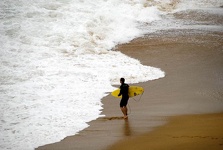 Going to surf - Bells Beach, Torquay, Great Ocean Road, Victoria, Australia