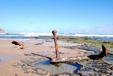 Marie Gabrielle Anchor on Wreck Beach - Great Ocean Road, Victoria, Australia