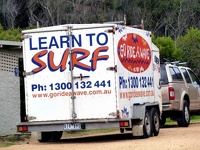 Surfschool near Anglesea - Great Ocean Road, Victoria, Australia