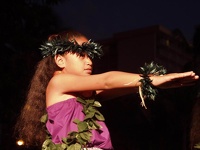 Young Hula Girl - Waikiki Park Oahu, Honolulu