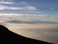 Big Island - Blick vom Haleakala, Maui