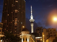 Sky Tower by Night - Auckland, NZ