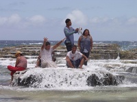 Tonganische Lebensfreude - Keleti Beach, Tongatapu