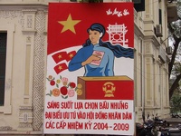 Advertising for the election - Hanoi, Vietnam