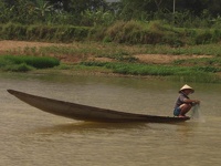 Fishermans friend - Song Huong River, Hué, Central Vietnam