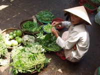 Veggies on sale - Central market, Dalat, Southern Vietnam