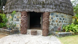 Traditional Kanak hut - Tjibaou Cultural Centre Noumea New Caledonia