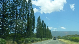 Typical road scene - La Foa New Caledonia