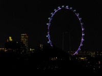Blue ferris wheel - Singapore Flyer Singapore